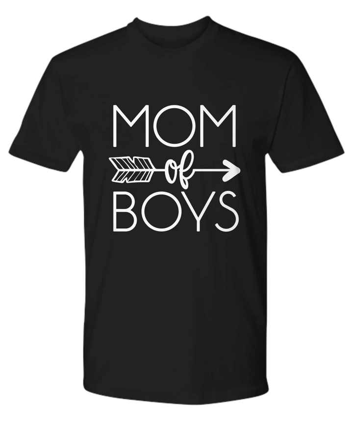Mom Of Boys Funny YW0910340CL T-Shirt