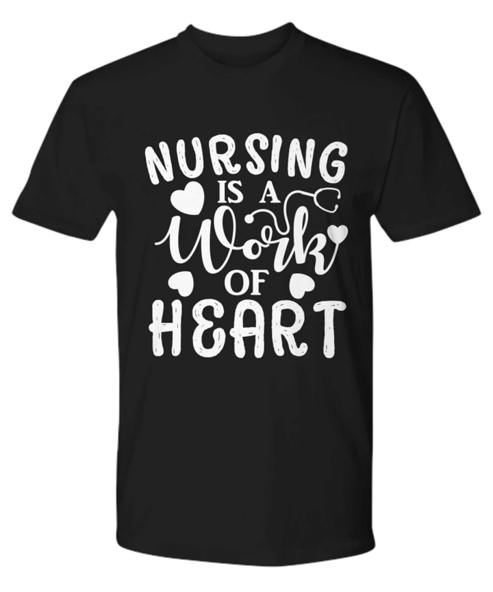 Work Of Heart Funny Nurse Practitioner Graduate Student YW0910585CL T-Shirt
