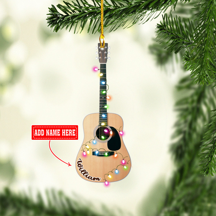 Personalized Acoustic Guitar NI1311024YC Ornaments