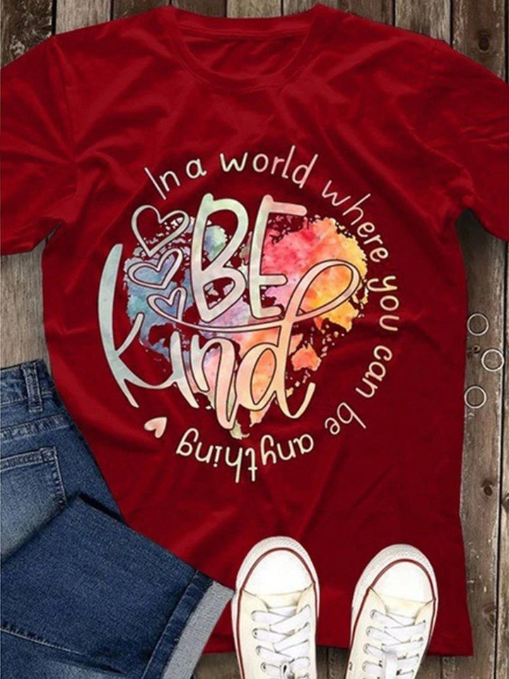 Be Kind Letters With Bee XM0907259CL T-Shirt
