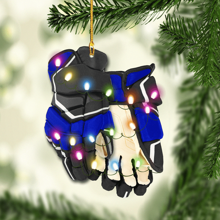 Blue Hockey Gloves NI1211018XB Ornaments