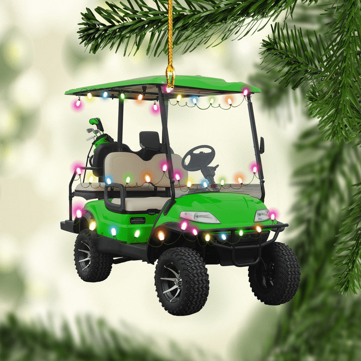 Green Golf Cart NI1311006XB Ornaments