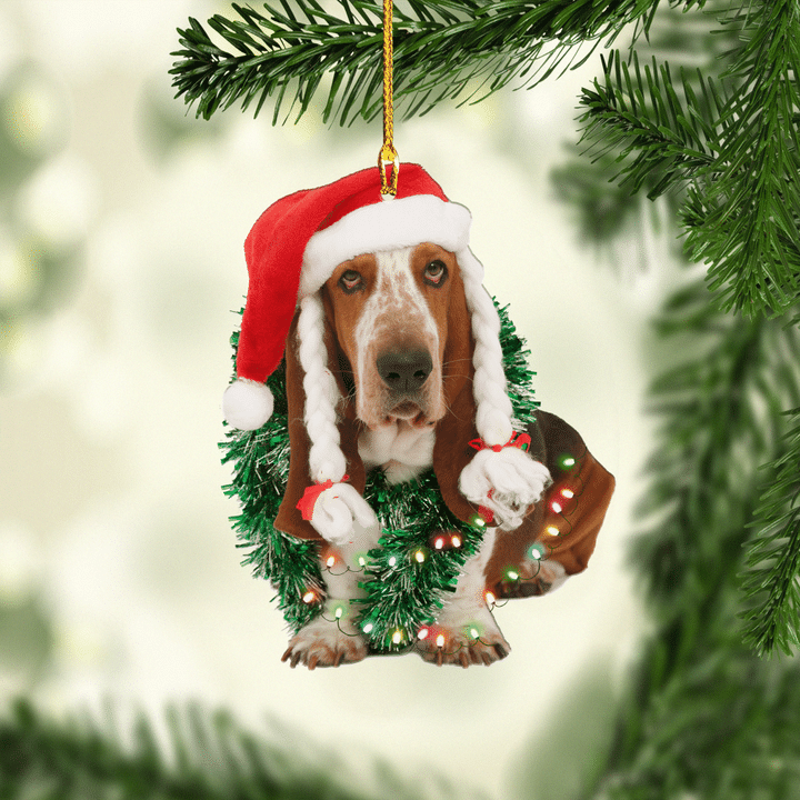 Basset Hound Christmas NI2511005XB Ornaments