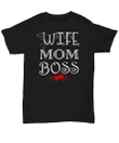 Wife Mom Boss YW0910347CL T-Shirt