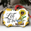 Gnome Hippie Let It Be Sunflowers YC0711363CL Ornaments