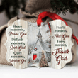 Jesus Small Church In Winter Christmas Every Moment Thank God YC0611734CL Ornaments