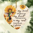 Heaven Hummingbird My Soul Knows You Are At Peace Heart YC0611698CL Ornaments