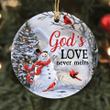 Jesus Christmas Gods Love Never Melts YC0611688CL Ornaments