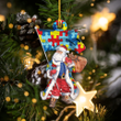 Autism Santa Pride YC0611088CL Ornaments