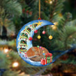 Fox Sleep On The Moon Christmas YC0711207CL Ornaments