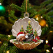 Yorkshire Terrier Sleeping Pearl In Christmas YC0711070CL Ornaments