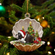 Boston Terrier Sleeping Pearl In Christmas YC0711147CL Ornaments