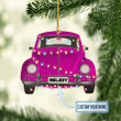 Personalized Pink Hippie Car NI2611006XB Ornaments