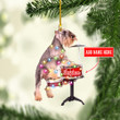 Personalized Dog Drum Christmas NI2112003YC Ornaments