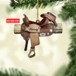 Personalized Horse Saddle 3 NI2112009XR Ornaments