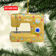 Personalized Yellow Sewing Christmas YR3110001XY Ornaments