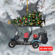 Personalized Blue Golf Cart Family NI2710001YR Ornaments