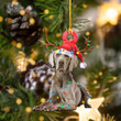 Deer Weimaraner Christmas YR281025CL Ornaments