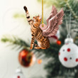 Bengal Cat Angel Wings YR0211031YF Ornaments