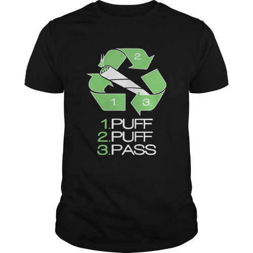 1 Puff 2 Puff 3 Pass Smoking AM2109102CL T-Shirt