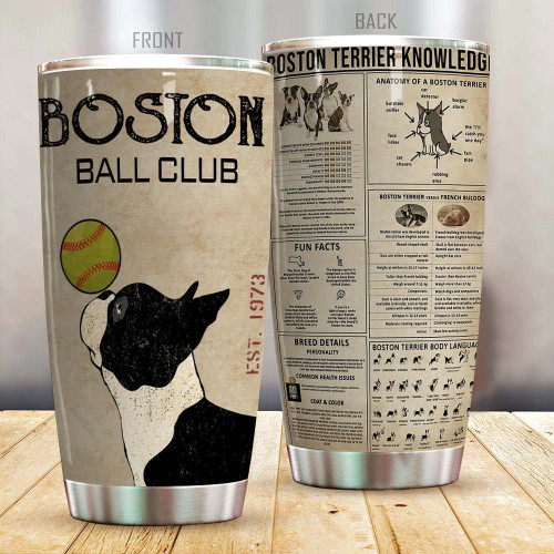 Boston Terrier Softball GS-CL-DT1104 Tumbler