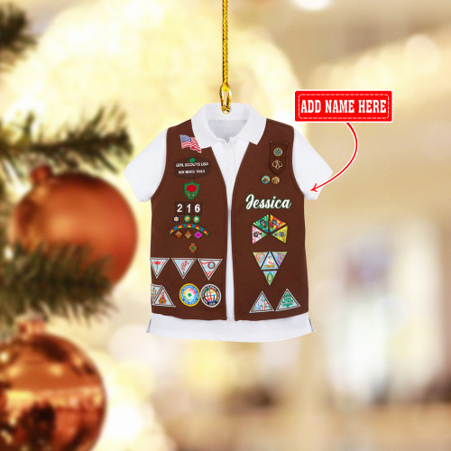 Personalized Girl Scouts NI1811009YC Ornaments