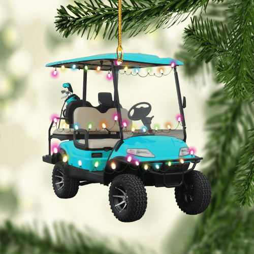 Turquoise Golf Cart NI1311004XB Ornaments