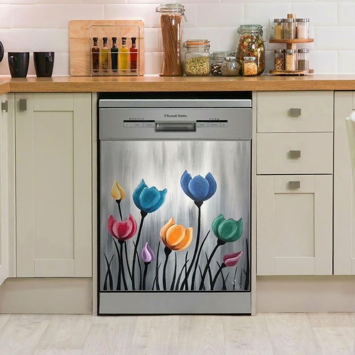 Tulip Color YW0410583CL Decor Kitchen Dishwasher Cover