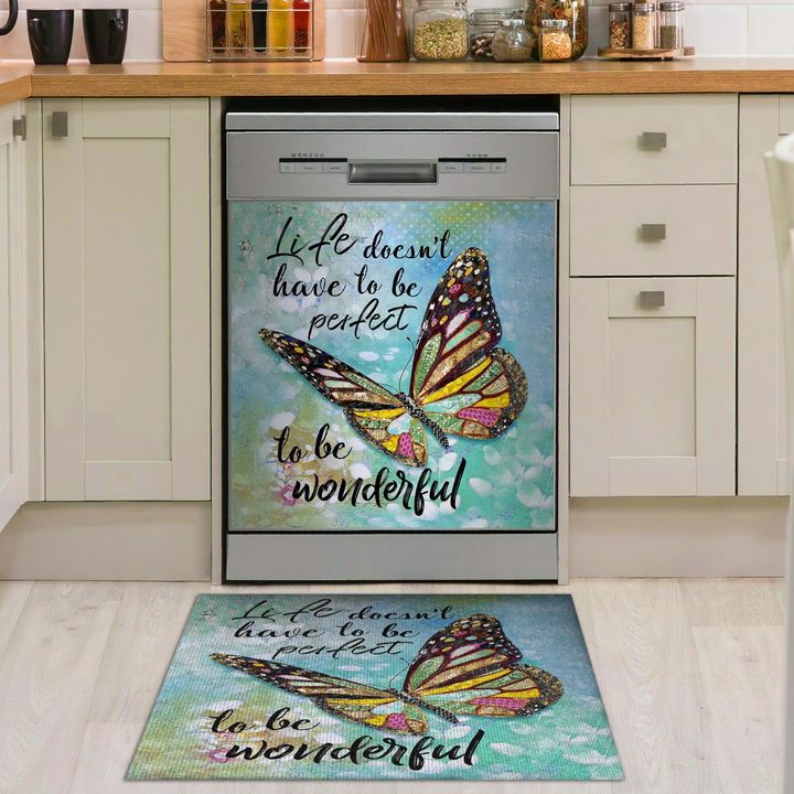Butterfly YW0410075CL Decor Kitchen Dishwasher Cover