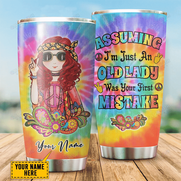 Personalized Hippie YW0510143CL Tumbler