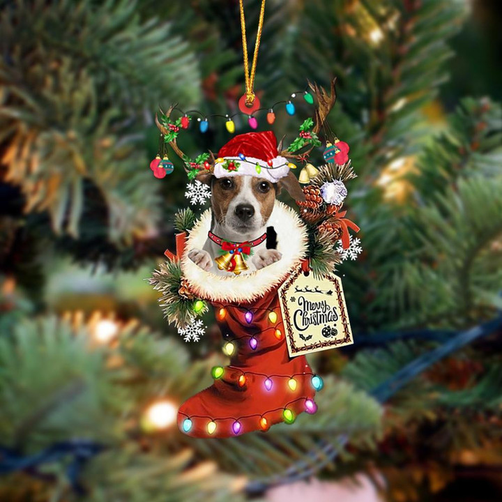 Jack Russell Terrier Xmas Boot YC0711051CL Ornaments