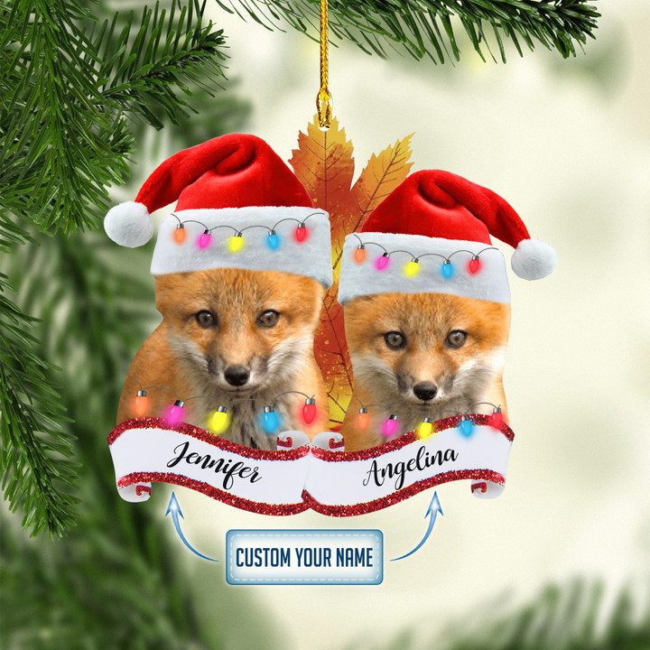 Personalized Foxes Sisters XS1311004YI Ornaments