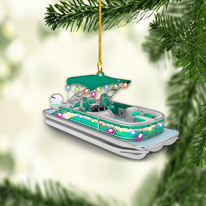 Pontoon Boat Christmas NI1311022YR Ornaments