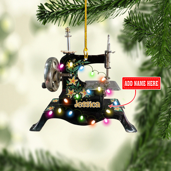 Personalized Sewing Machine Christmas NI2112012YC Ornaments