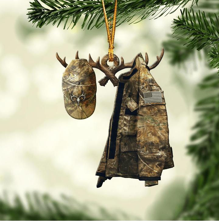 Hunting Clothes Hanging Christmas NI2212006YR Ornaments