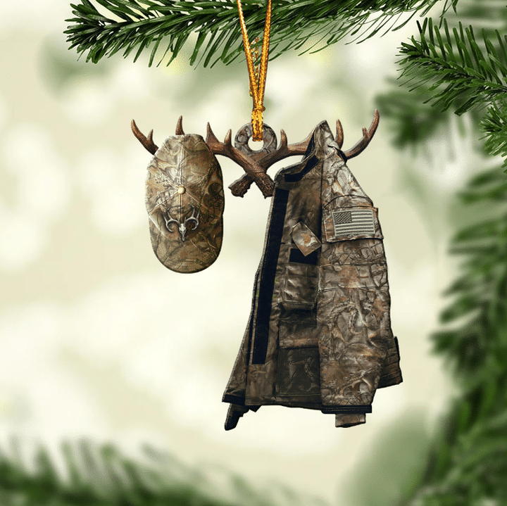 Hunting Clothes Hanging Christmas NI2212002YR Ornaments