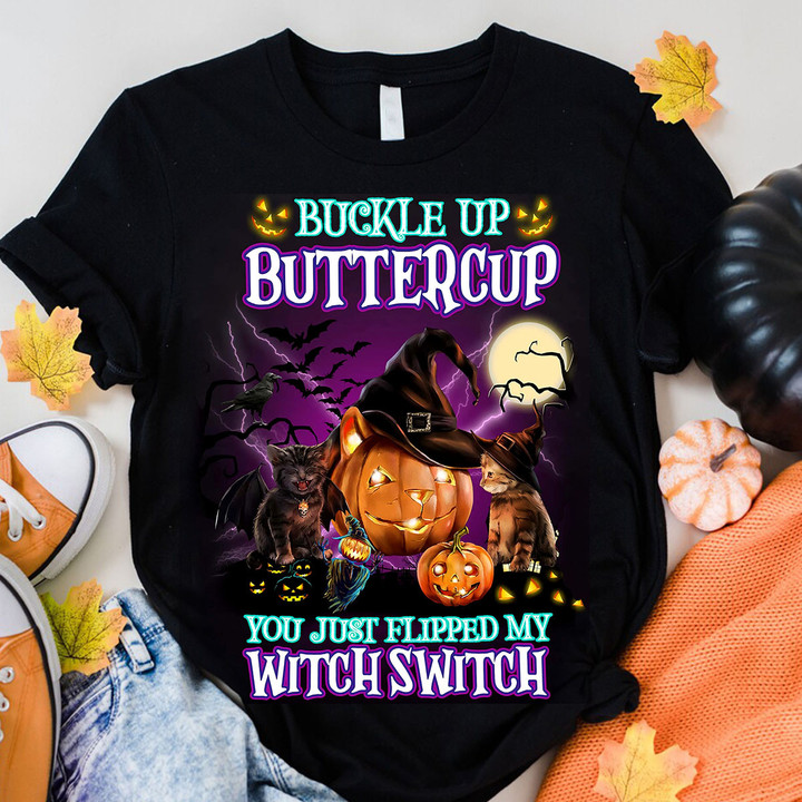 Cat Buckle Up Buttercup NI0610001YR T Shirt