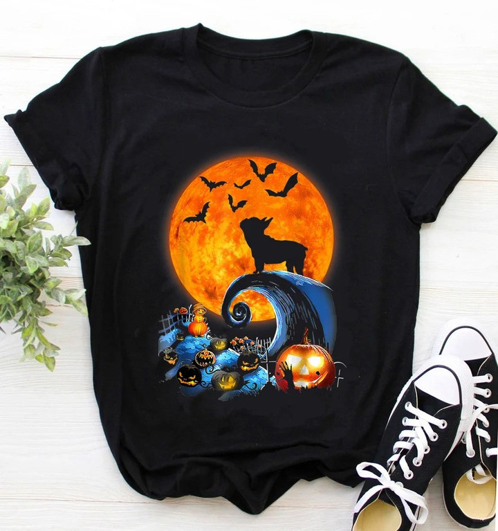 Frenchie Halloween Night XR0610009XY T Shirt