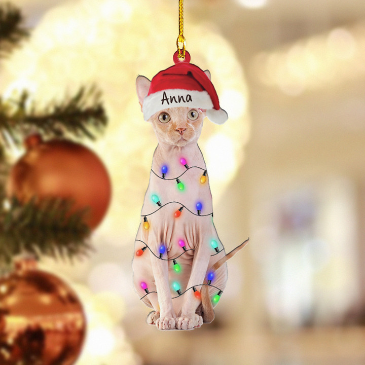 Personalized  Sphynx Cat YR0111003XY Ornaments