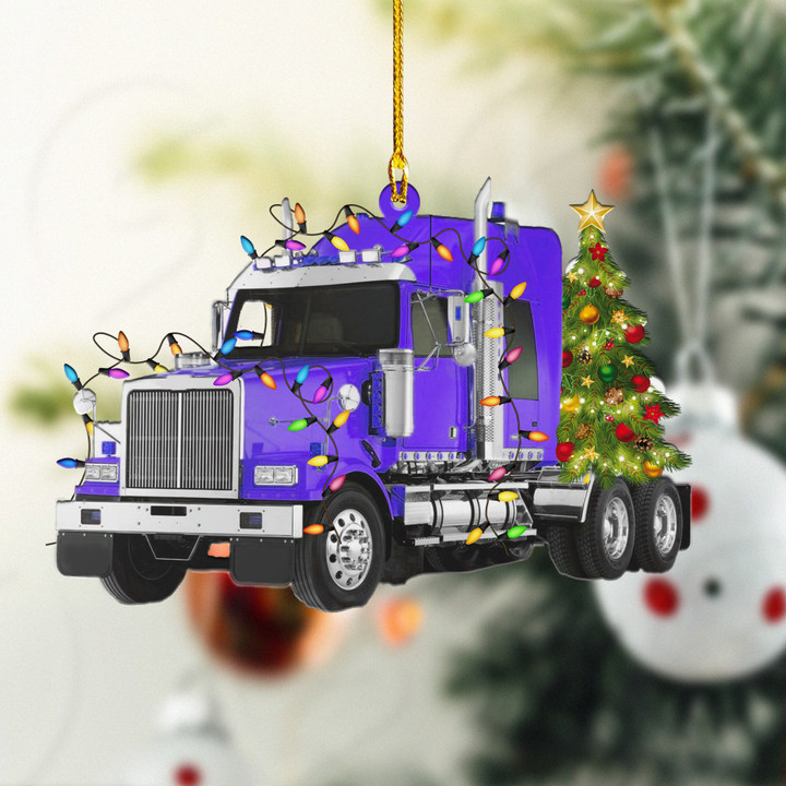 Purple Truck YR0211014XC Ornaments