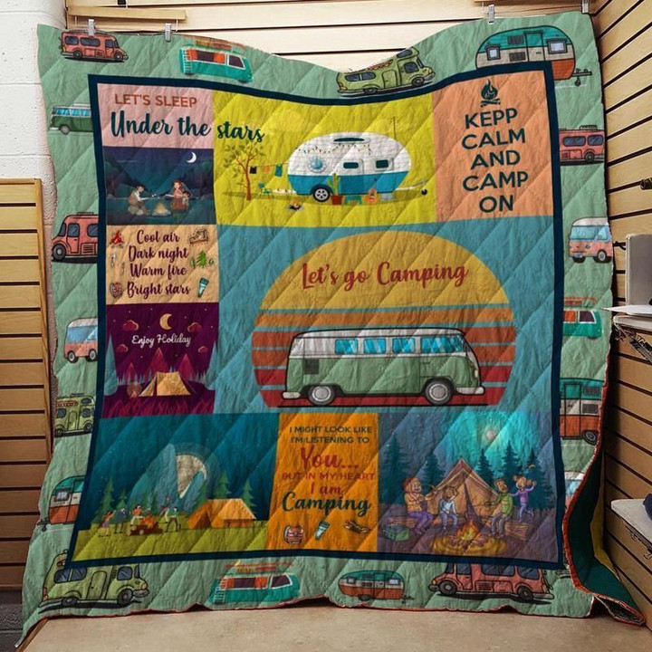 CAMPING FABRIC QUILT