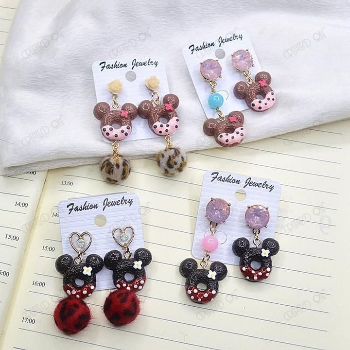 Cute Mickey Mouse Earrings