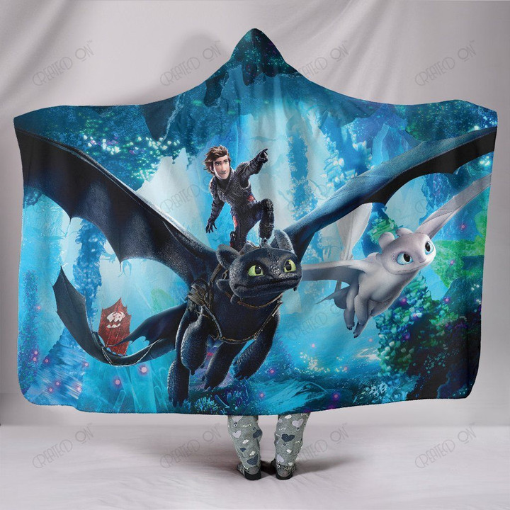 How To Train Your Dragon Hooded Blanket