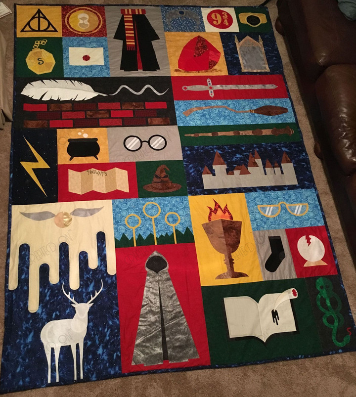 HP ICONS FABRIC QUILT