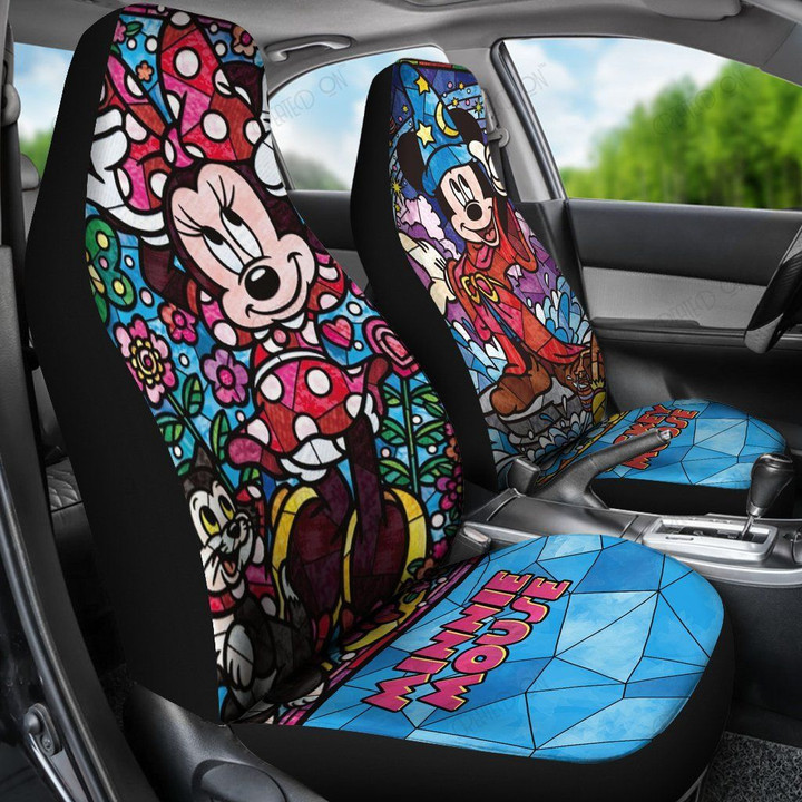 Mickey and Minnie Car Seat Covers 1