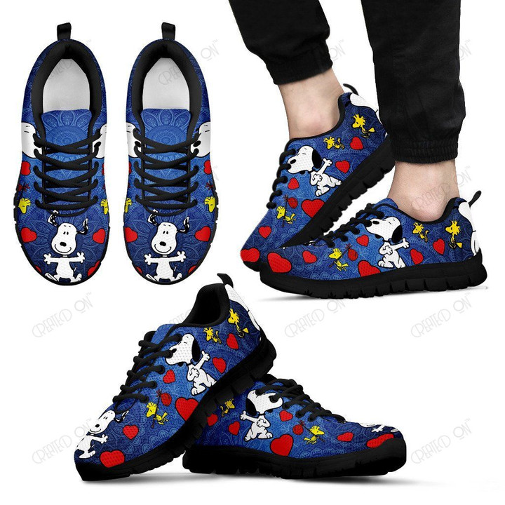Snoopy Pattern Sneakers