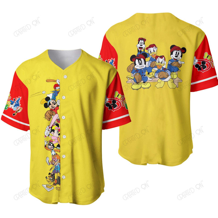 Mickey and Friend Baseball Jersey