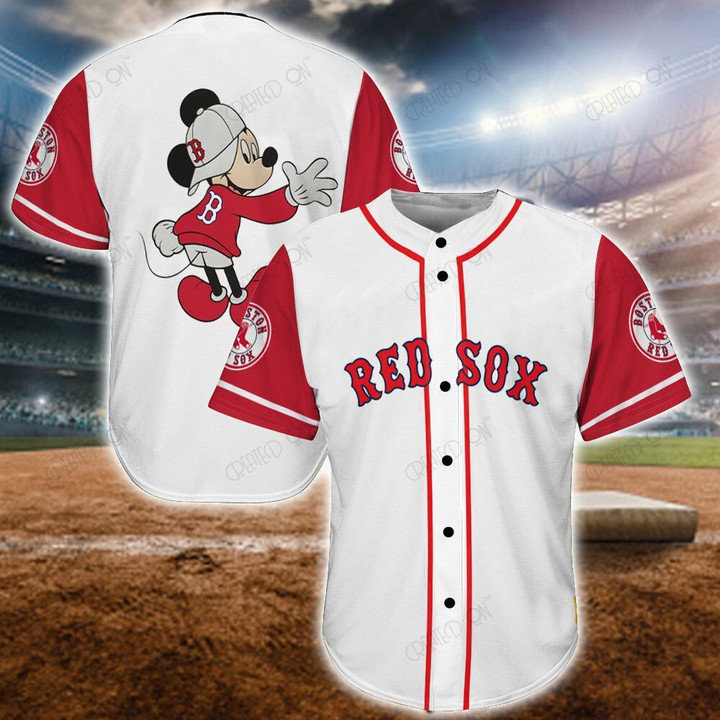 Mickey-Boston Red Sox Baseball Jersey 21