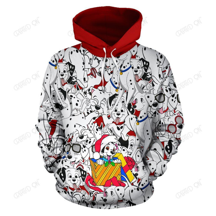 101 Dalmatians Christmas Hoodie 1