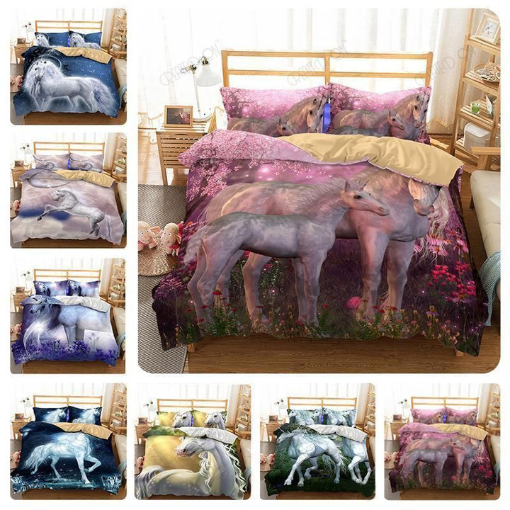 3D Horse Bedding Set